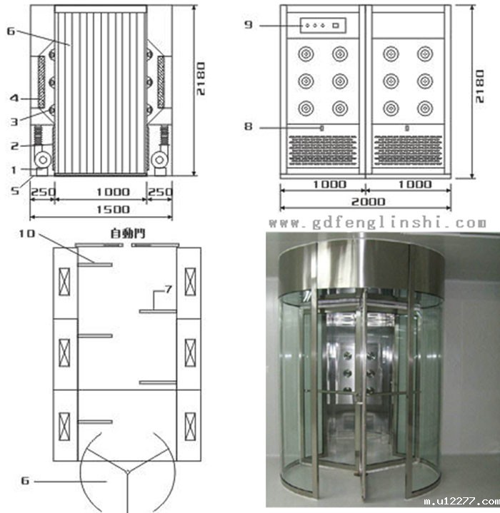 旋转门必威游戏平台公司简介结构及方案图 旋转门必威游戏平台公司简介结构及方案图